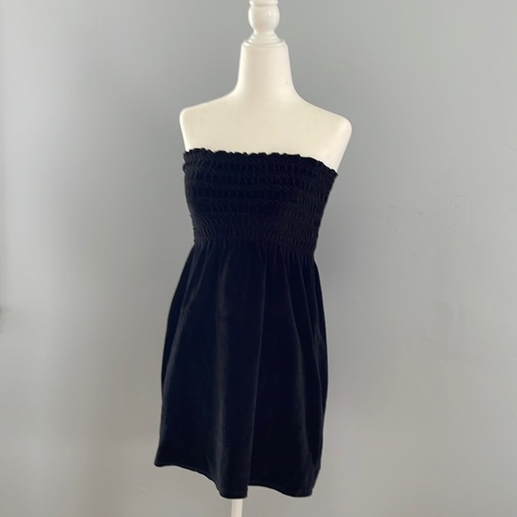 Juicy Couture Dresses Juicy Couture Velour Strapless Smocked Dress